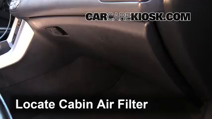 2009 Acura RDX 2.3L 4 Cyl. Turbo Filtro de aire (interior) Control